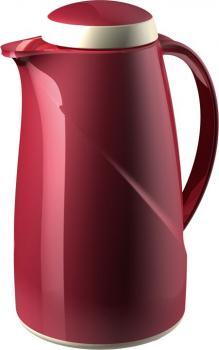 Isolierkanne 1L, Wave S+ helios spülmaschinenfest, Drehverschluß rot